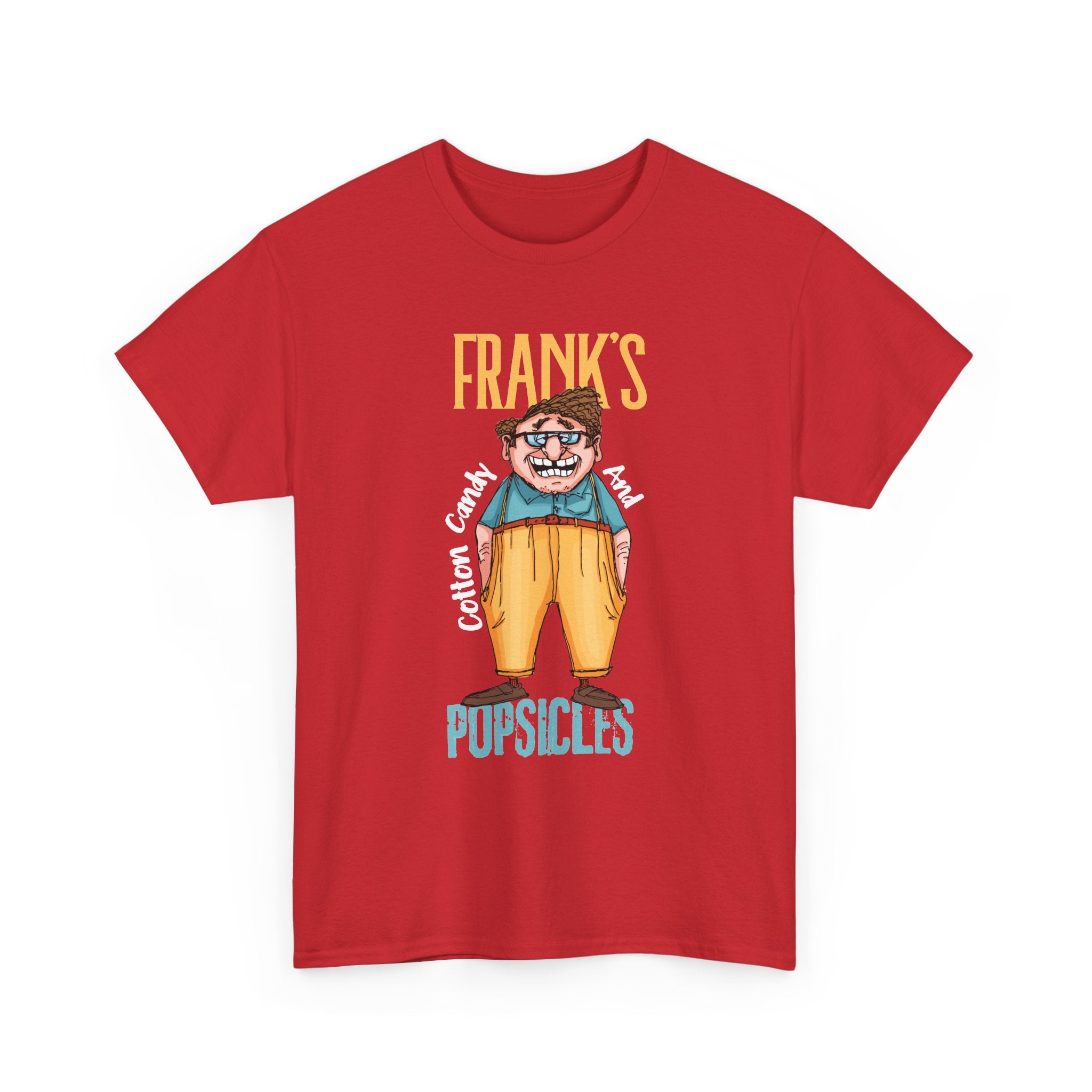 Frank's Cotton Candy & Popsicles T-Shirt – Funny Retro Cartoon Graphic Tee