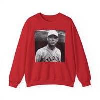Vintage Baseball Player Sweatshirt - Classic Sports Graphic Crewneck