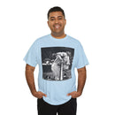 Vintage Baseball Photo T-Shirt – Classic Kneeling Player Graphic Tee