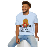 T-Shirt — 'I DON'T THINK SO!!!' Cartoon Character Graphic Tee