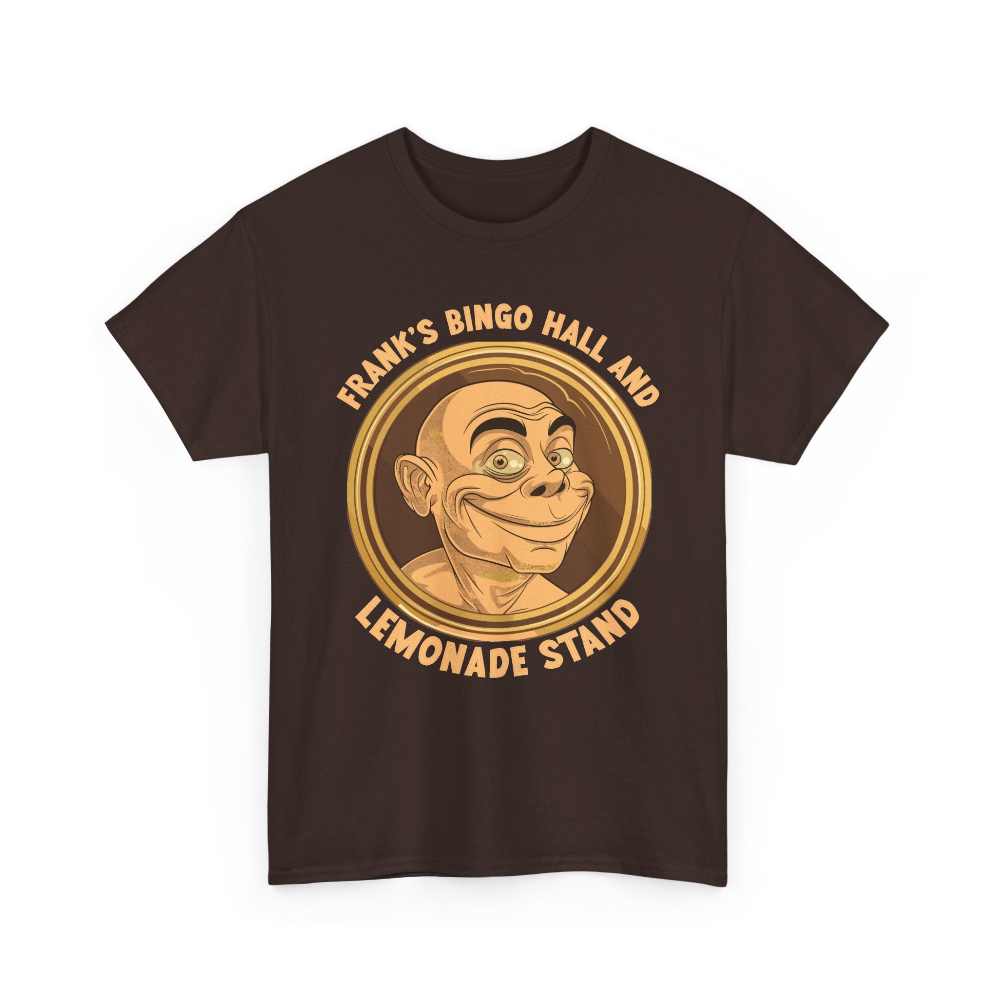 Frank’s Bingo Hall and Lemonade Stand T‑Shirt — Funny Bingo Hall Tee