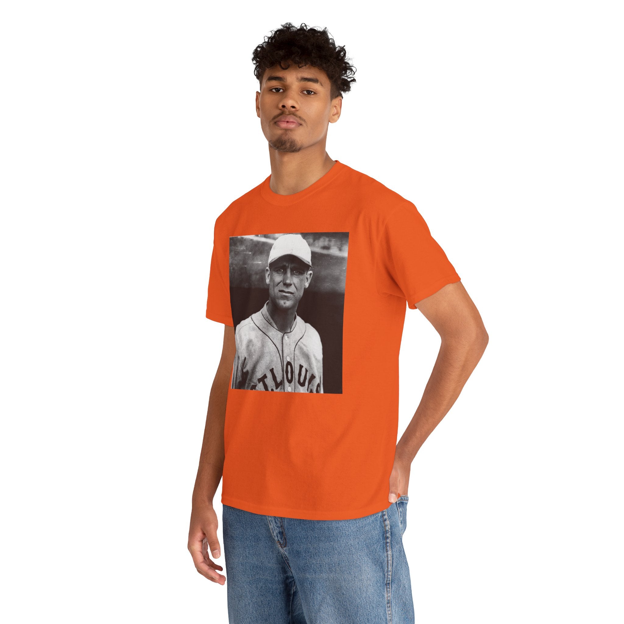 Vintage Baseball Player T-Shirt | Classic Sports Graphic Tee