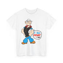 Popeye "I Yam What I Yam" Funny Cartoon Graphic T-Shirt