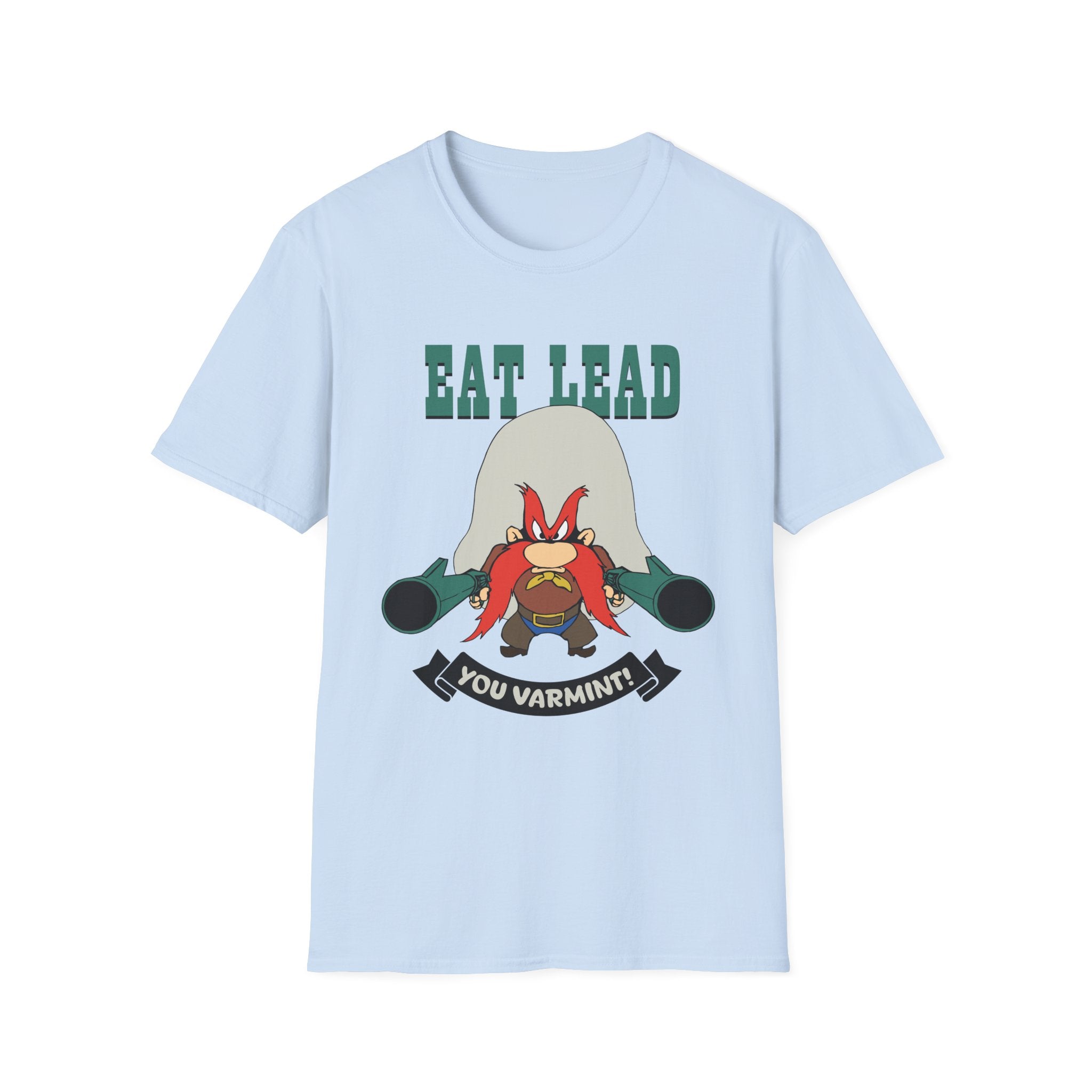 Eat Lead Varmint T-Shirt — Funny Looney Tunes-Inspired Graphic Tee
