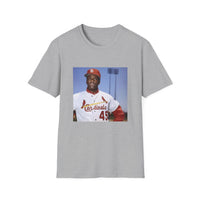 Baseball Graphic T-Shirt — Vintage Cardinals Player Photo Tee