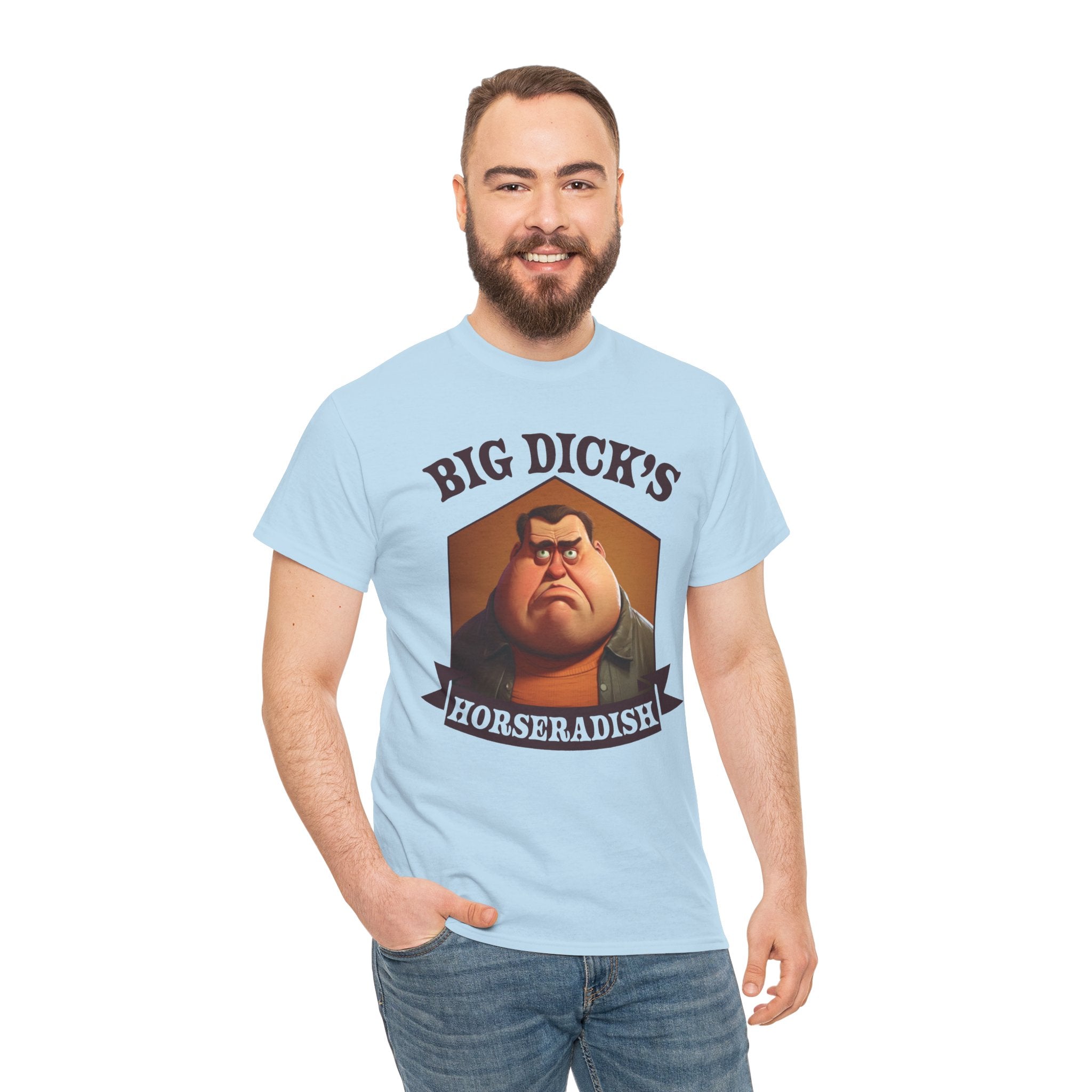 Big Dick's Horseradish T-Shirt — Funny Retro Condiment Logo Tee