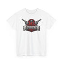 Red Revolver Graphic Tee — Retro Western Guns Logo T-Shirt
