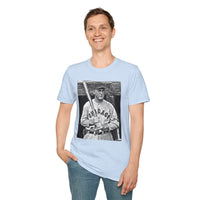 Vintage Cricket Player Photo T-Shirt — Retro Sports Tee