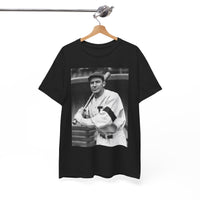Retro Baseball Player T-Shirt - Old School Black & White Classic Legend Tee