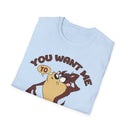T-Shirt — Vintage Taz 'You Want Me To Do What?' Cartoon Graphic Tee