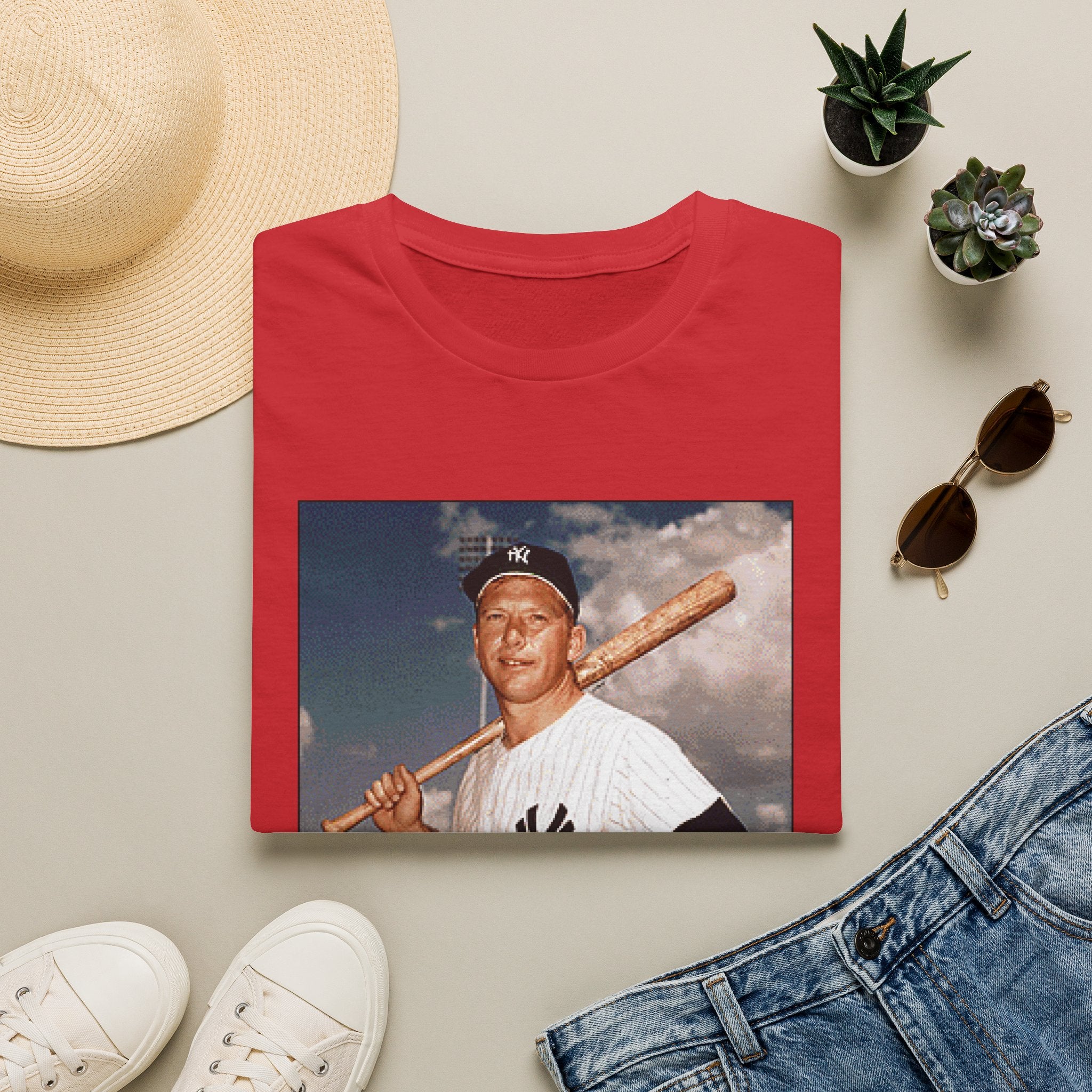 Vintage Yankees Babe Ruth Photo T-Shirt