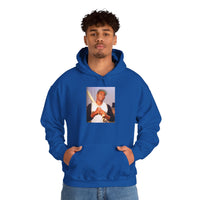 Photo Graphic Hoodie — Vintage Portrait Print Pullover