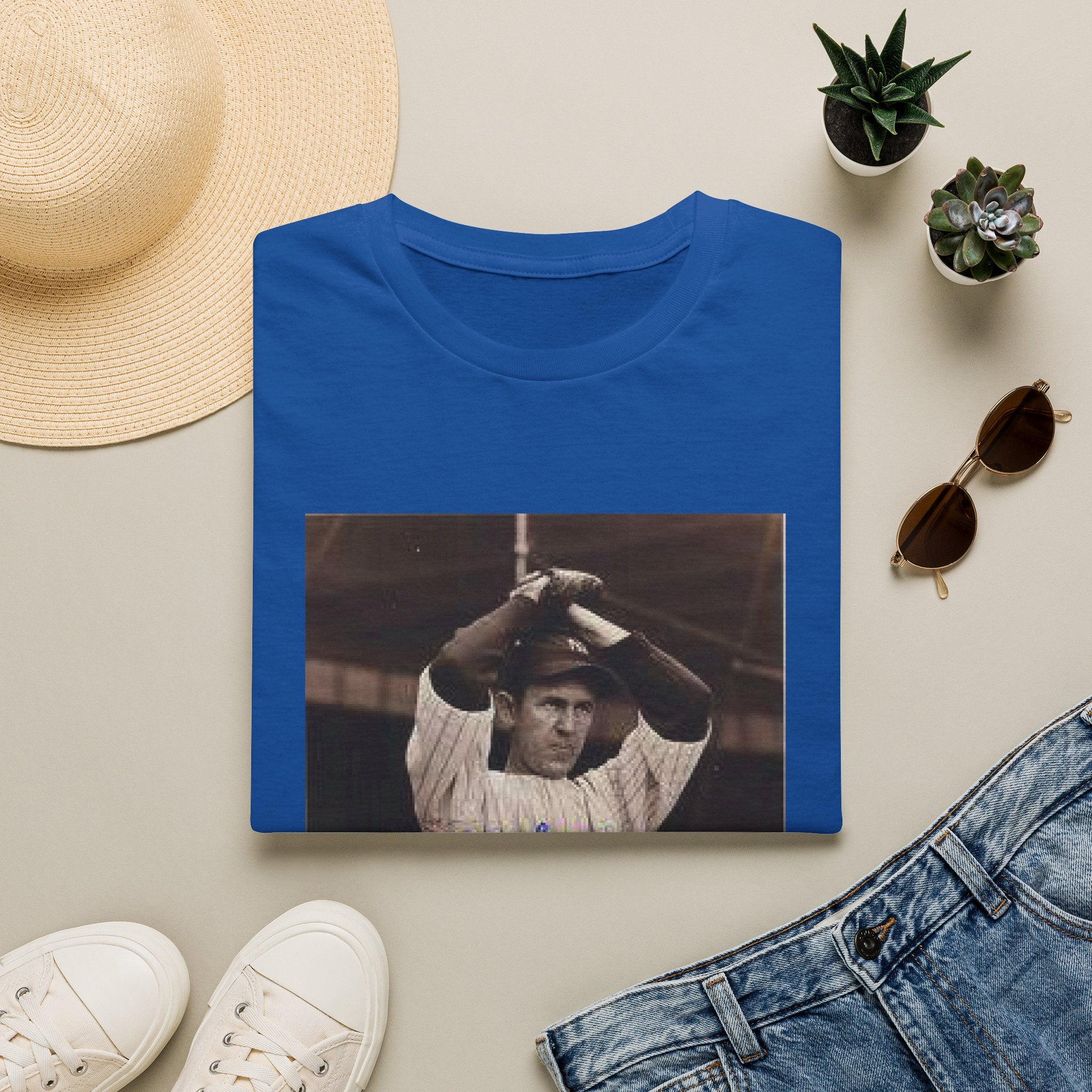 Vintage Baseball Photo T-Shirt — Iconic Signed Player Graphic Tee