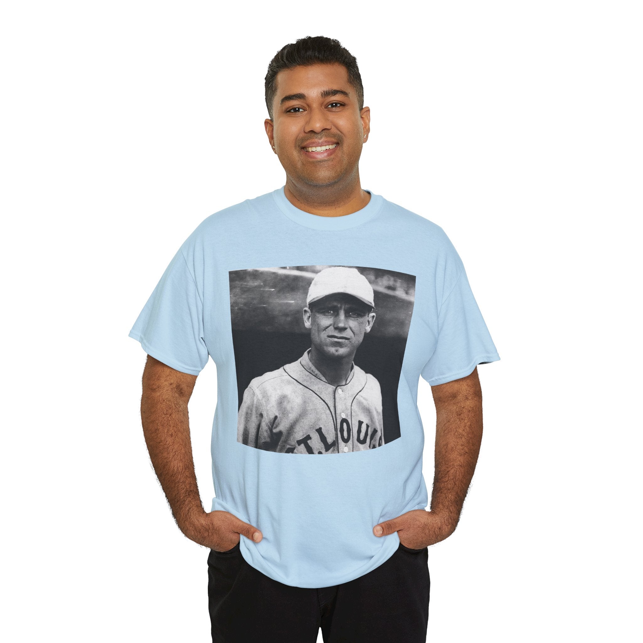 Vintage Baseball Player T-Shirt | Classic Sports Graphic Tee