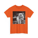 Vintage Baseball Photo T-Shirt – Classic Kneeling Player Graphic Tee
