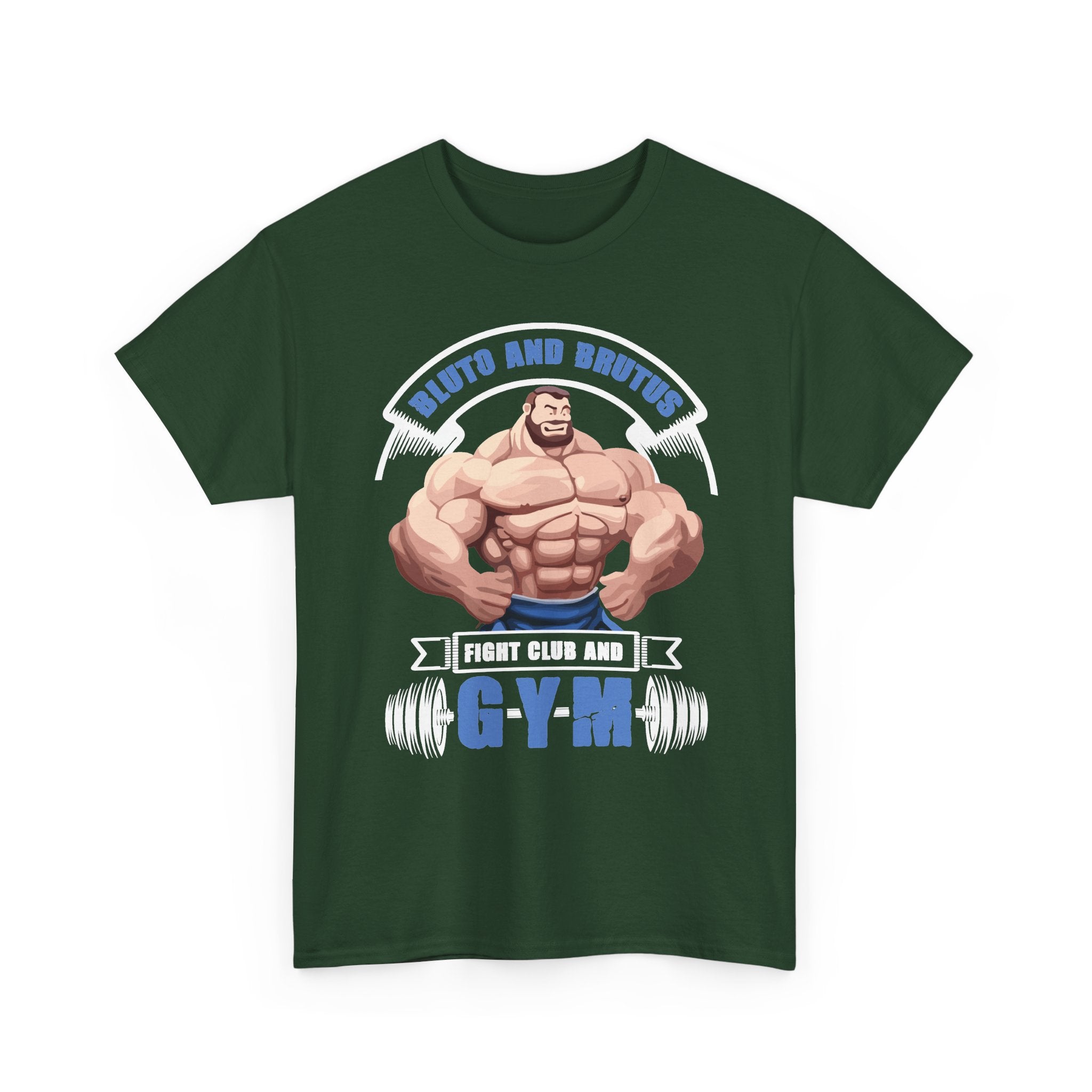 Gym T-Shirt — "Strong & Unstoppable: Built by the Gym" Muscle Fitness Tee