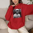 Vintage Baseball Player Hoodie — Classic Sports Graphic Pullover