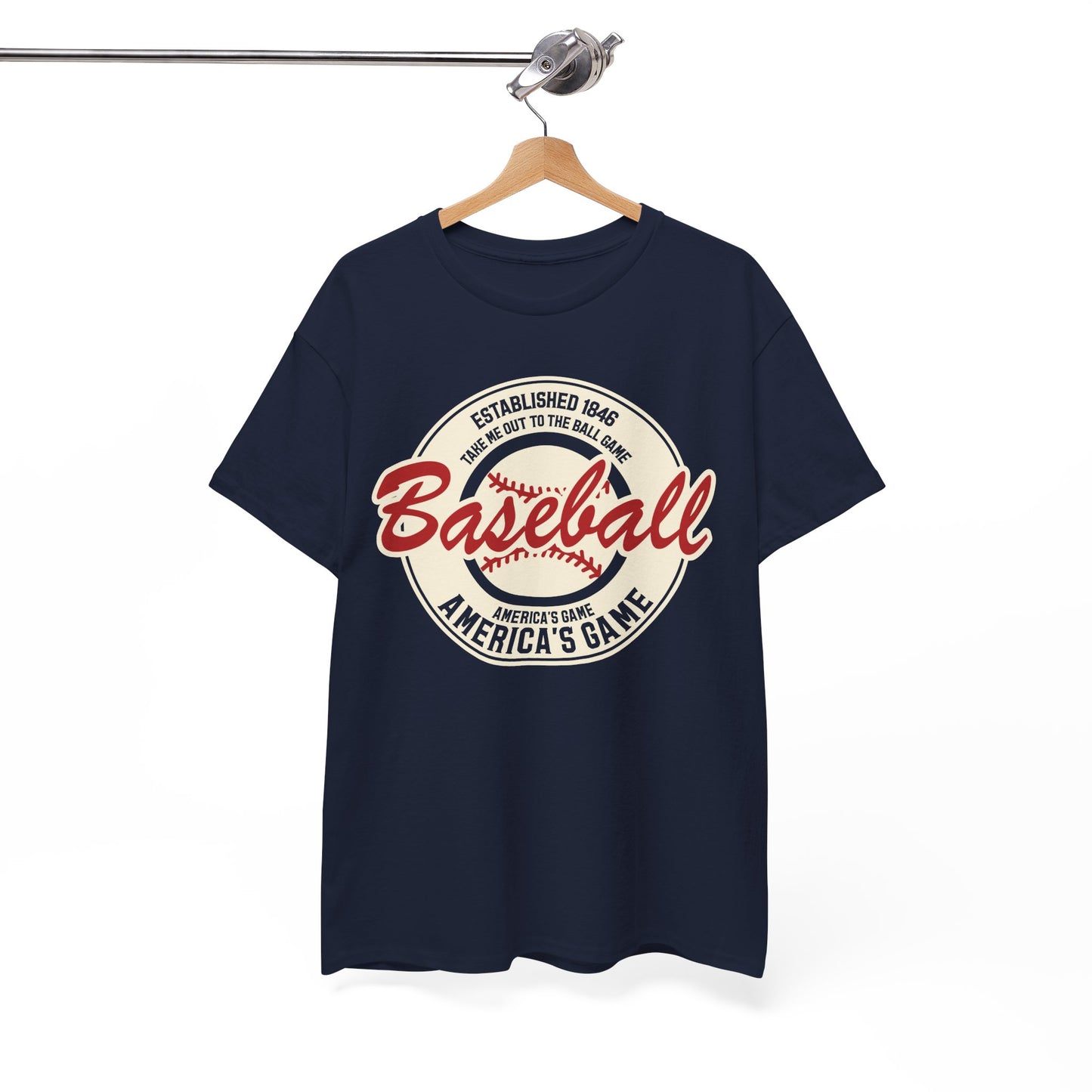 Vintage 'America's Game' Baseball T-Shirt — Retro Baseball Fan Tee
