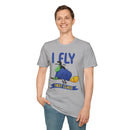 I Fly First Class T‑Shirt — Funny Travel Graphic Tee
