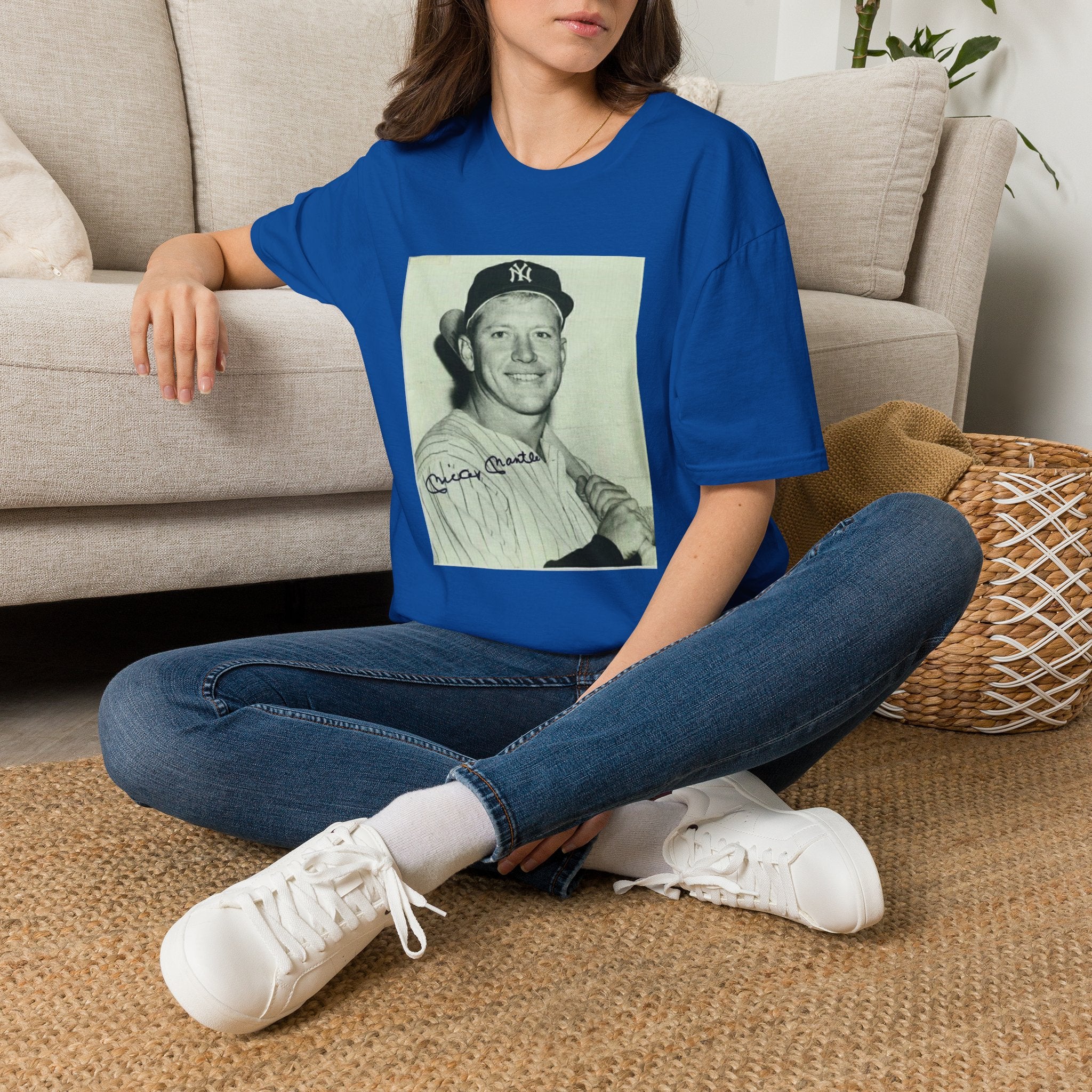 Vintage Baseball Photo T-Shirt — Signed Portrait Graphic Tee