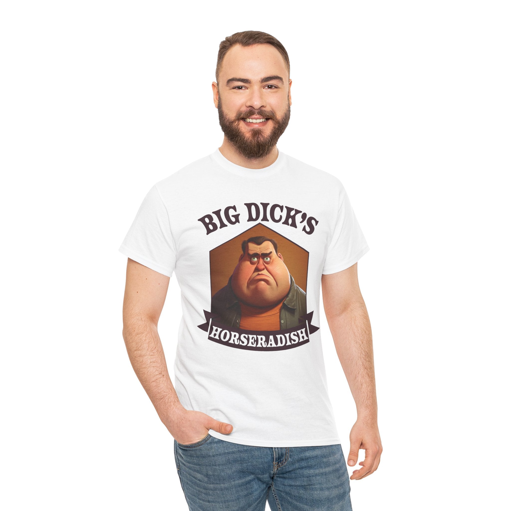 Big Dick's Horseradish T-Shirt — Funny Retro Condiment Logo Tee