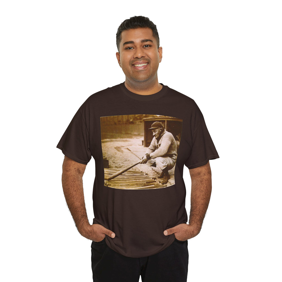Vintage Baseball Photo T-Shirt – Retro Classic Baseball Player Tee