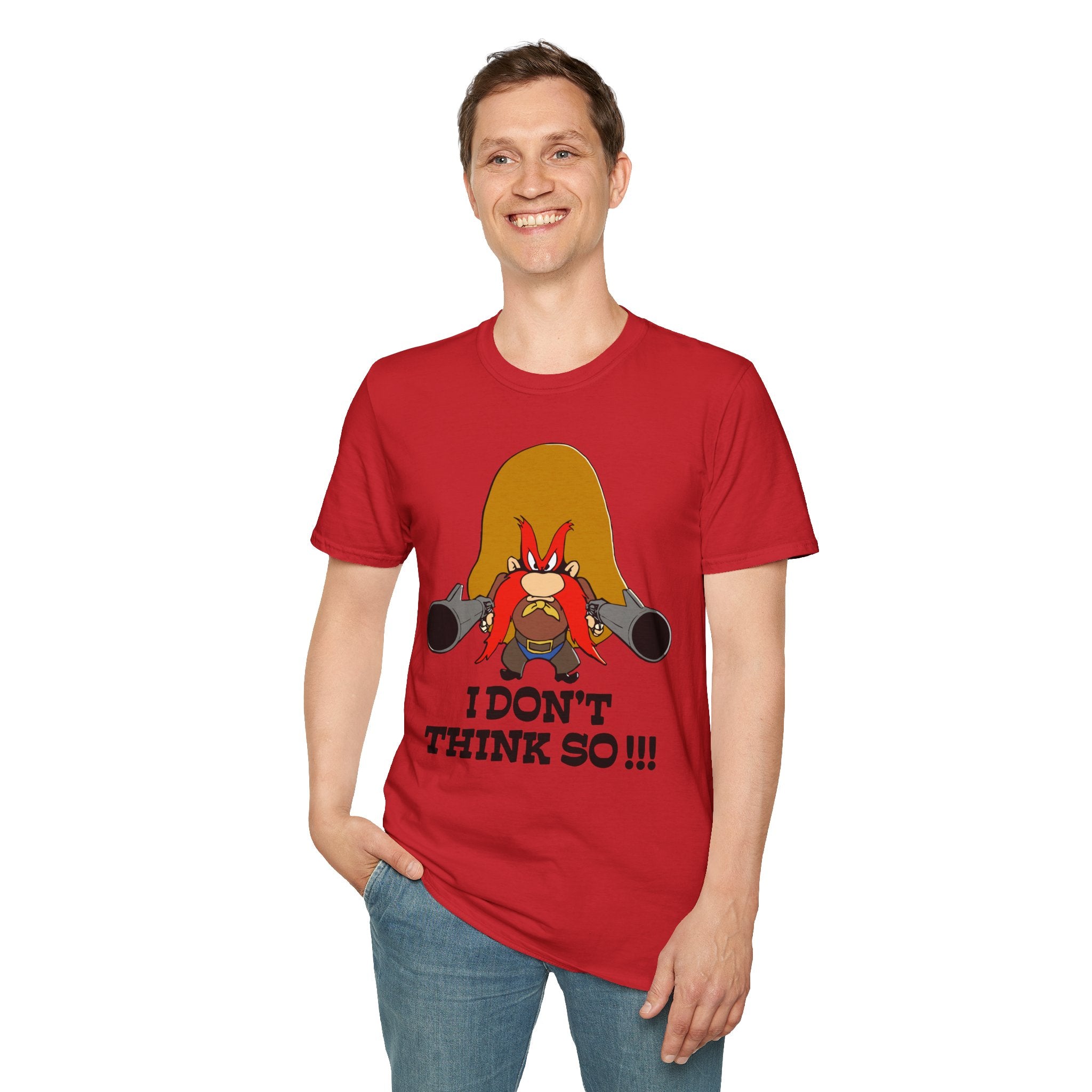 T-Shirt — Yosemite Sam “I Don't Think So!!!” Cartoon Graphic Tee