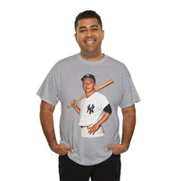 Vintage New York Yankees Baseball Player T-Shirt – Retro Batter Graphic Tee