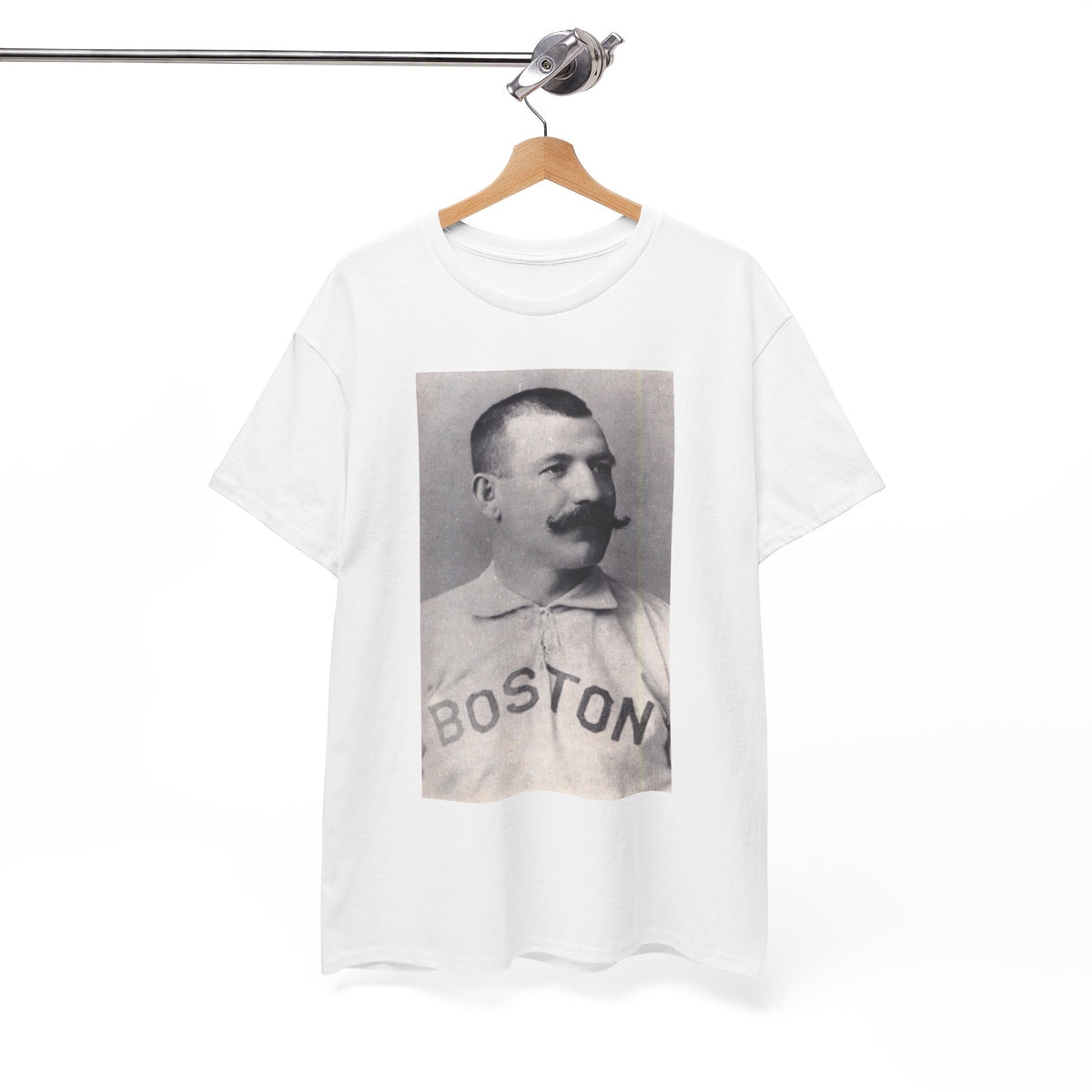 Vintage Boston Baseball Portrait T-Shirt – Retro Classic Baseball Graphic Tee