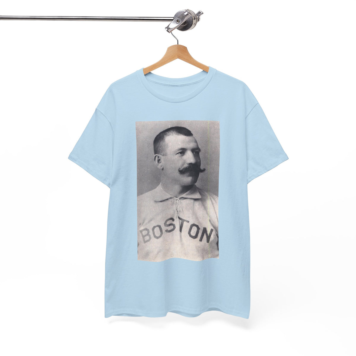 Vintage Boston Baseball Portrait T-Shirt – Retro Classic Baseball Graphic Tee