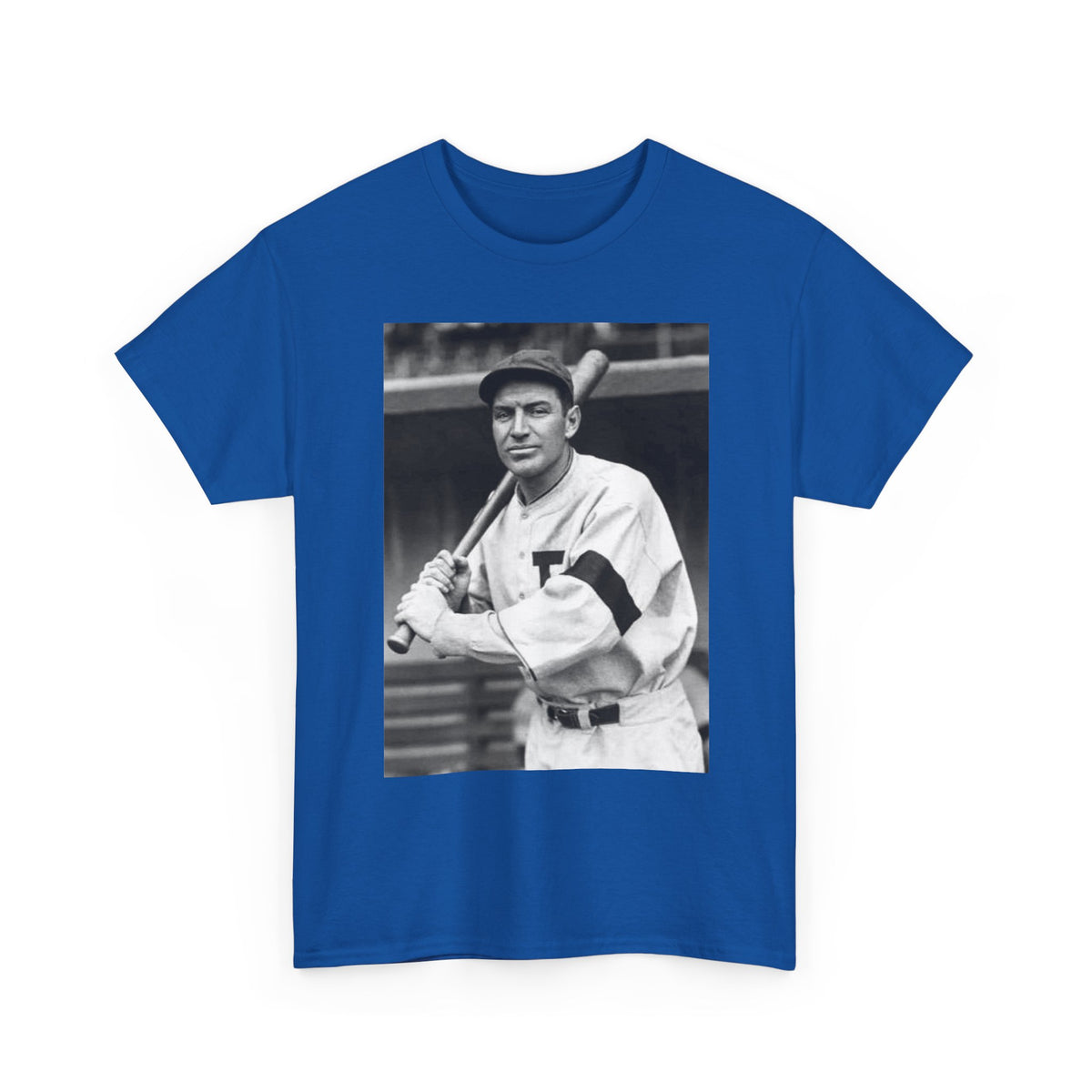 Retro Baseball Player T-Shirt - Old School Black & White Classic Legend Tee