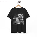 Vintage Baseball Photo T-Shirt – Classic Kneeling Player Graphic Tee