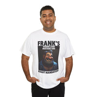 Graphic Tee — "Frank's Weenie Land Mustard and Kraut Mandatory" Retro Character T-Shirt