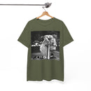 Vintage Baseball Photo T-Shirt – Classic Kneeling Player Graphic Tee