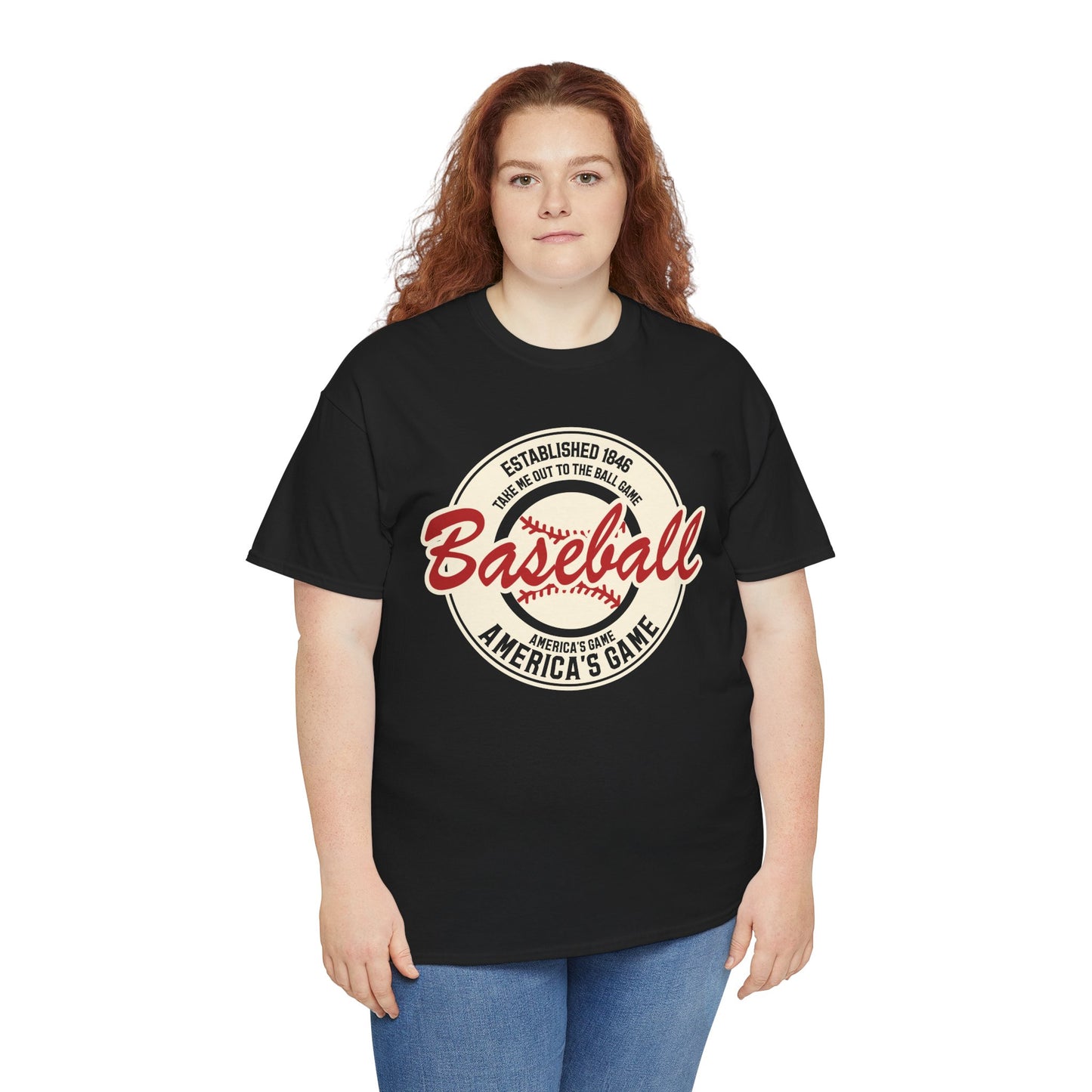 Vintage 'America's Game' Baseball T-Shirt — Retro Baseball Fan Tee
