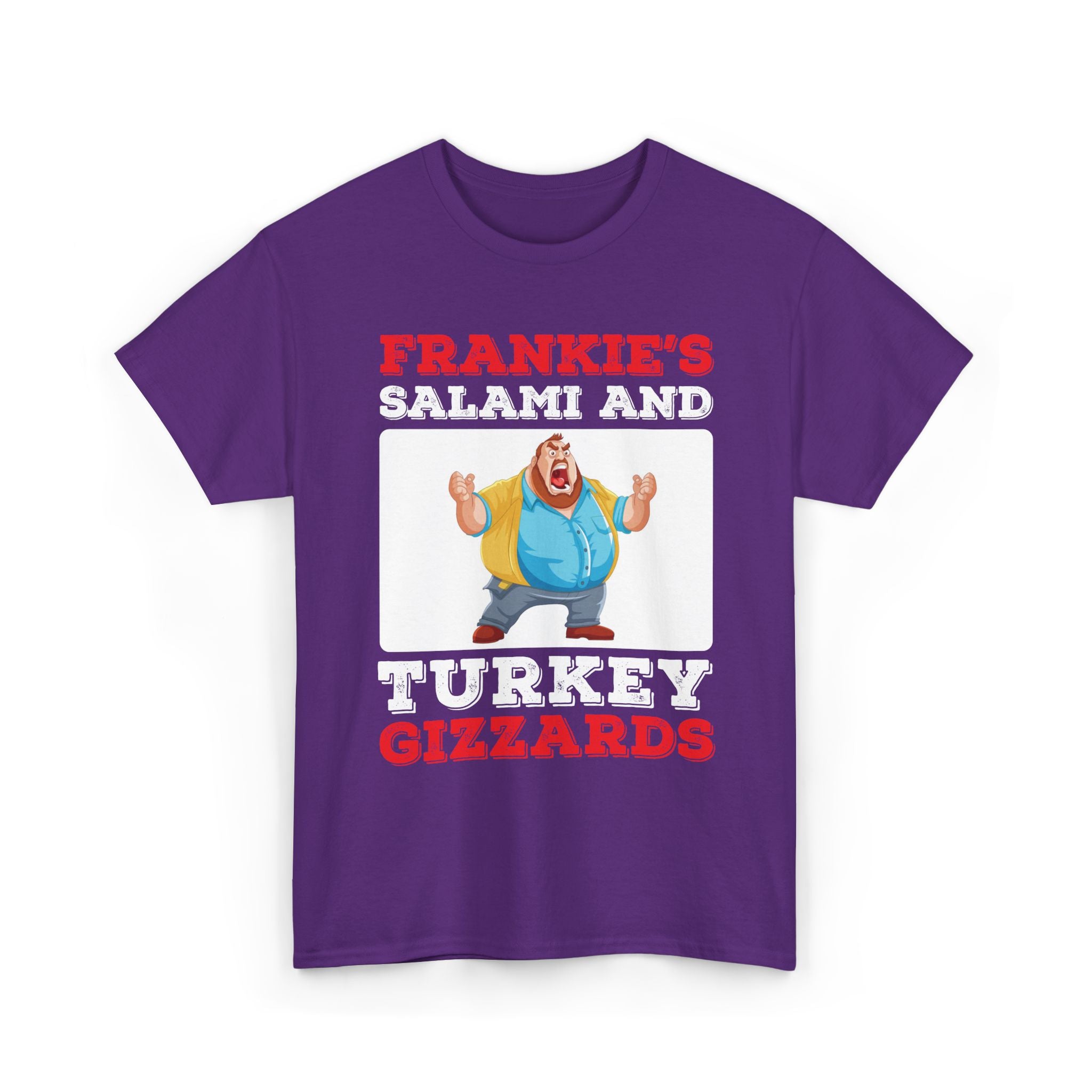 Frankie's Salami and Turkey Gizzards" Funny Novelty Tee
