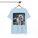Vintage Baseball Photo T-Shirt – Classic Kneeling Player Graphic Tee