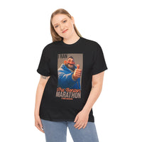I Ran the Boston Marathon Drink Concession — Funny Marathon Humor T-Shirt