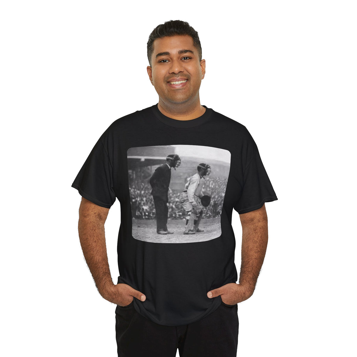 Vintage Baseball Photo T-Shirt – Classic Retro Sports Graphic Tee