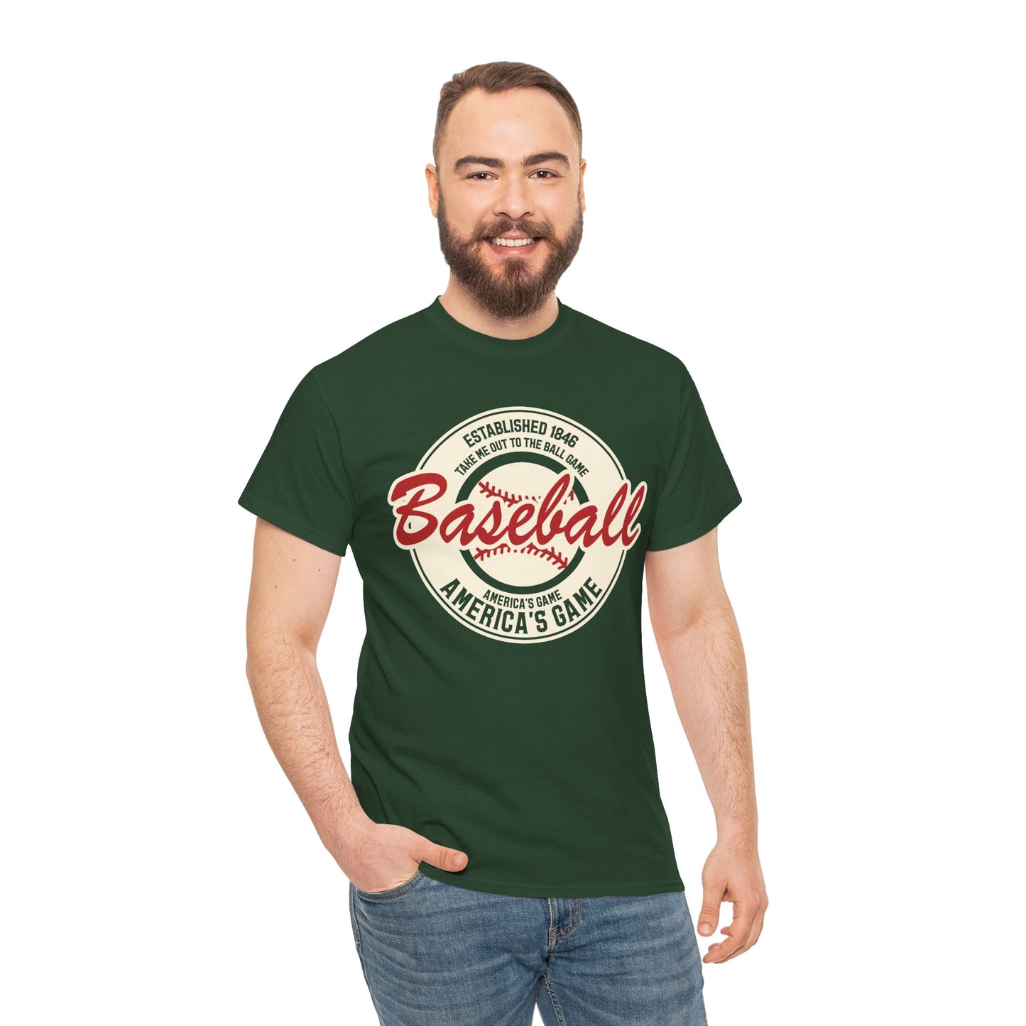 Vintage 'America's Game' Baseball T-Shirt — Retro Baseball Fan Tee