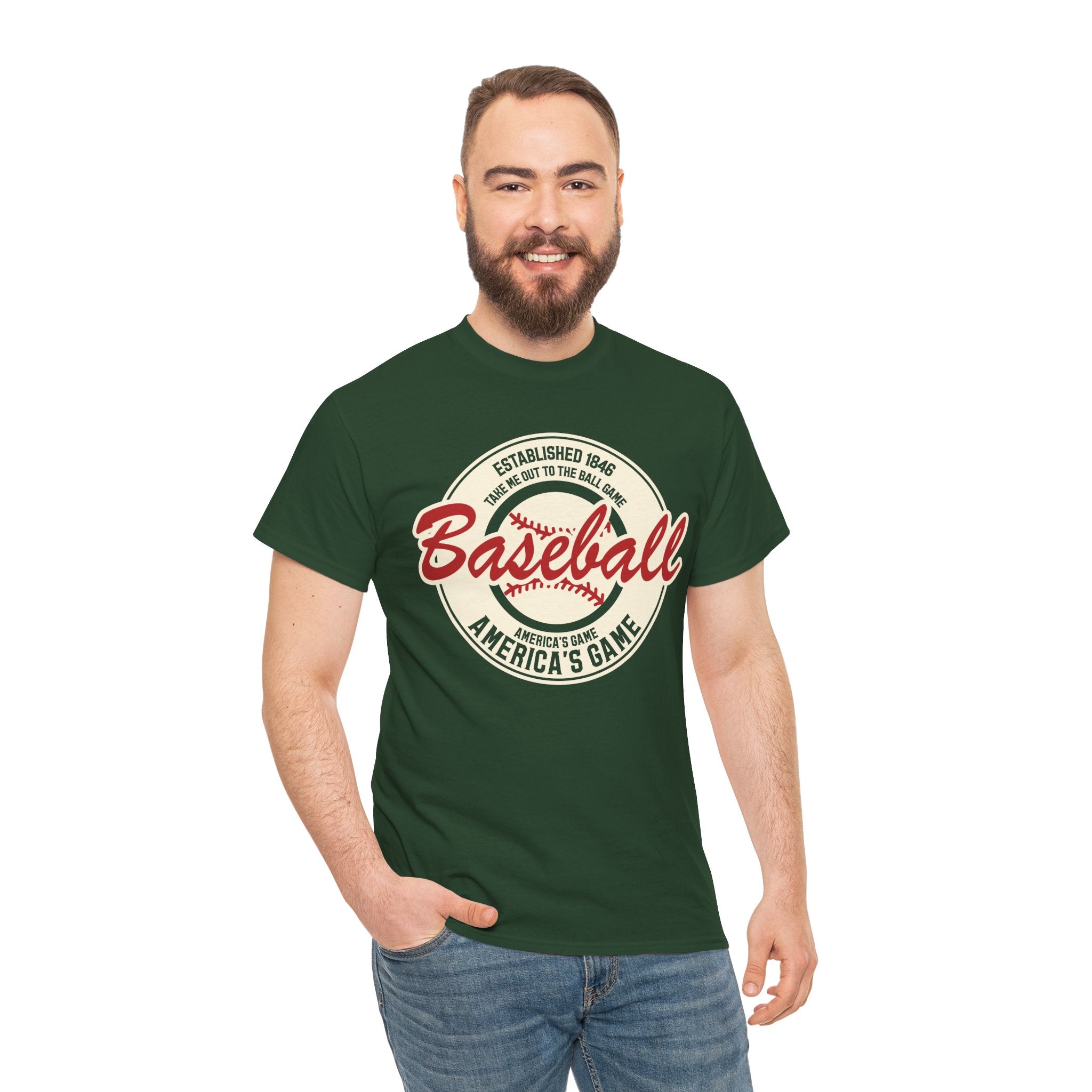 Vintage 'America's Game' Baseball T-Shirt — Retro Baseball Fan Tee