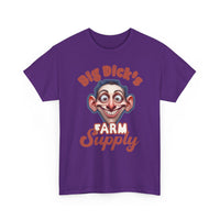 Graphic T‑Shirt — "Big Dick's Farm Supply" Vintage Cartoon Logo Tee