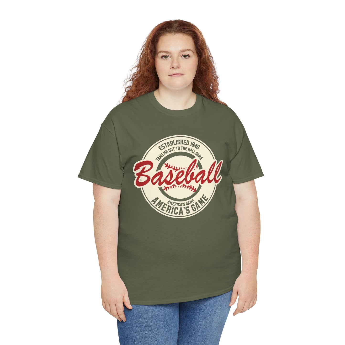 Vintage 'America's Game' Baseball T-Shirt — Retro Baseball Fan Tee