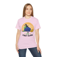 I Fly First Class — Funny Witch Halloween T-Shirt