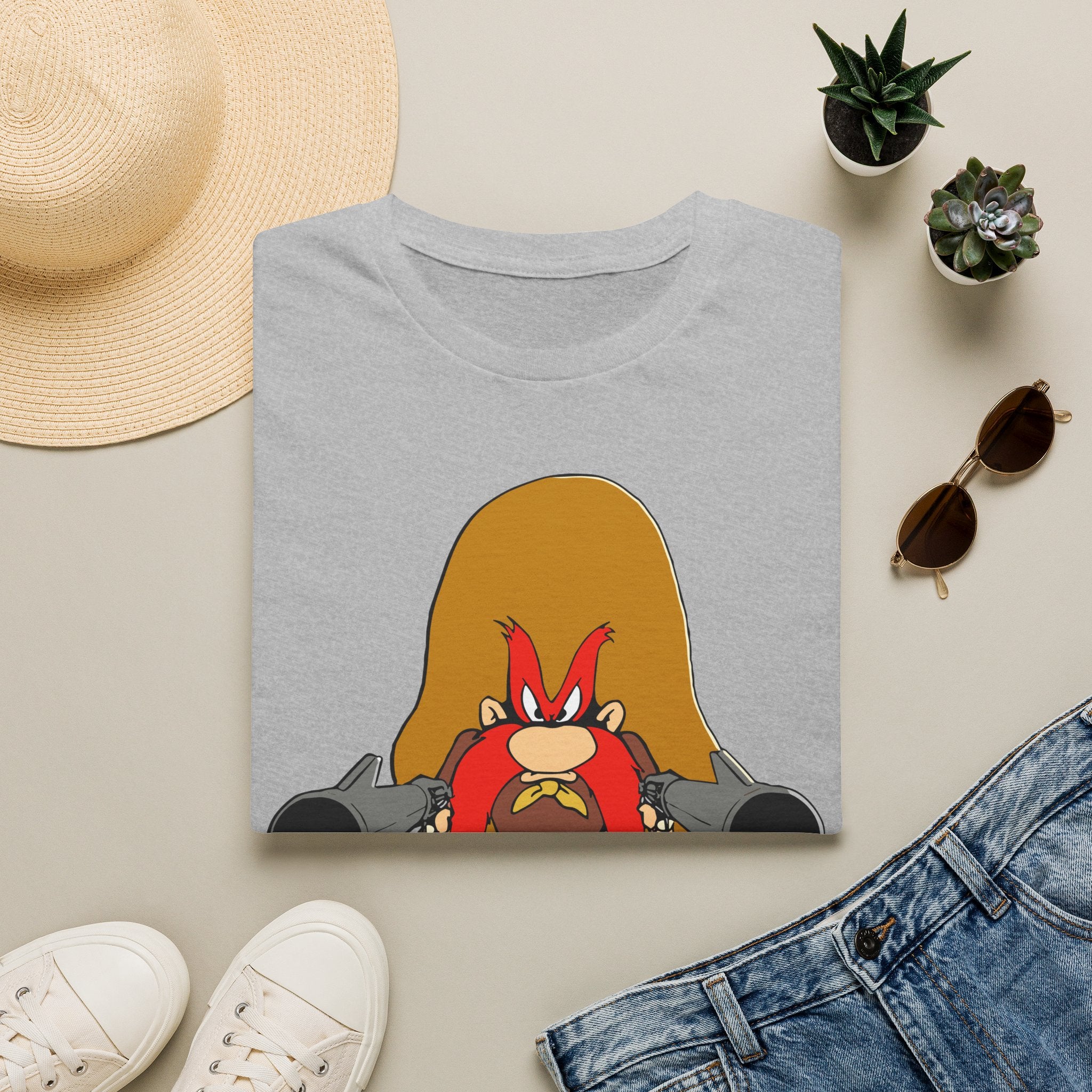 T-Shirt — 'I DON'T THINK SO!!!' Cartoon Character Graphic Tee