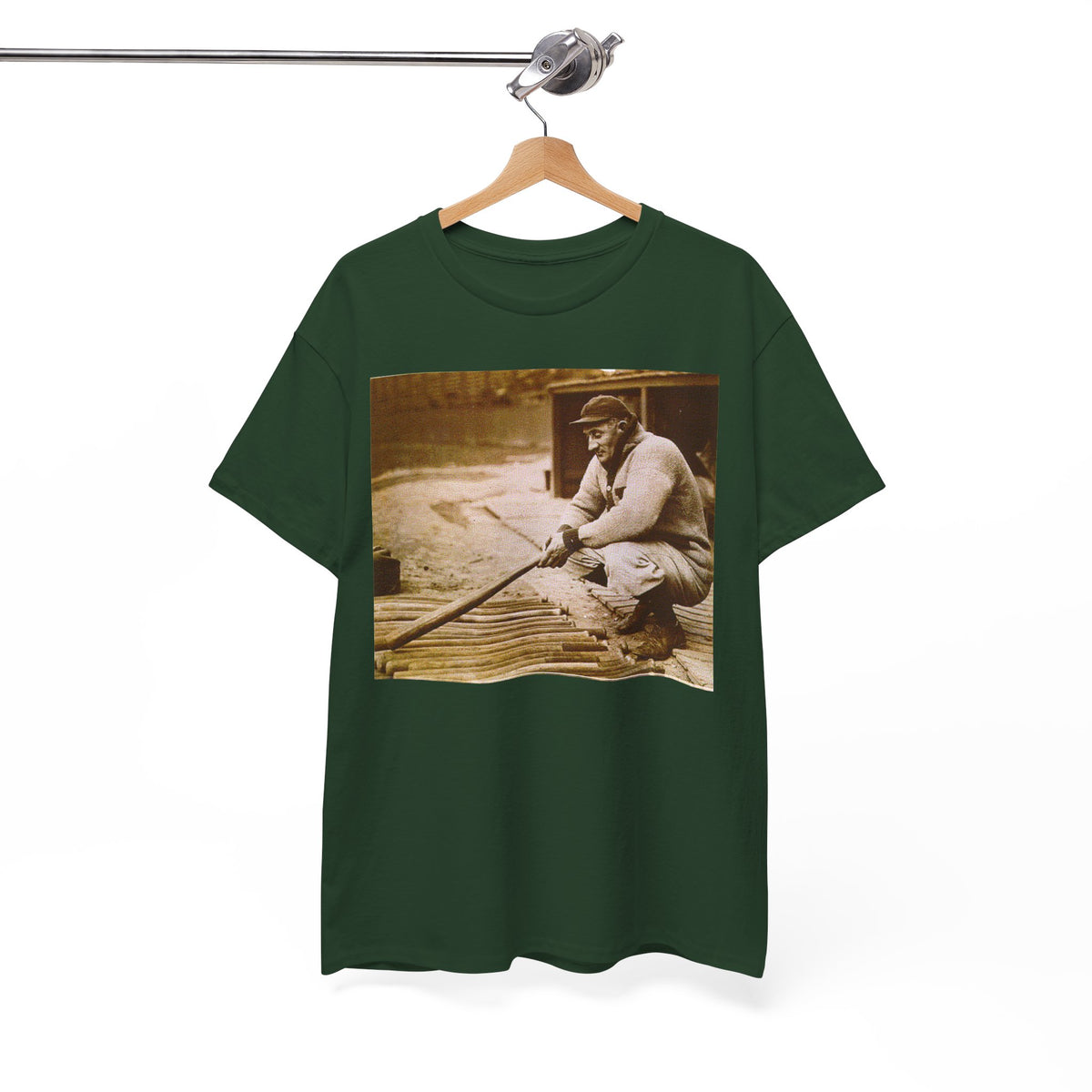 Vintage Baseball Photo T-Shirt – Retro Classic Baseball Player Tee