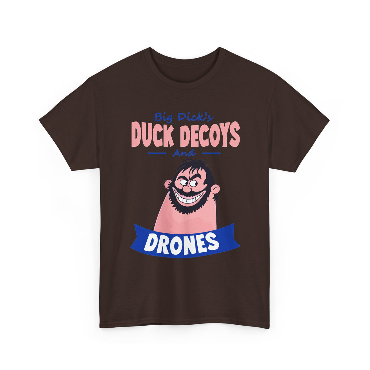 Duck Decoys and Drones T-Shirt — Funny Hunting Cartoon Tee