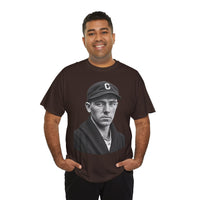 Vintage Baseball Player Portrait Tee