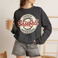Vintage America's Game Sweatshirt - Classic Baseball Fan Crewneck