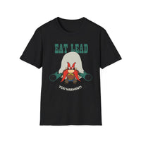 Eat Lead Looney Tunes T-Shirt — Yosemite Sam 'You Varmint' Retro Cartoon Tee